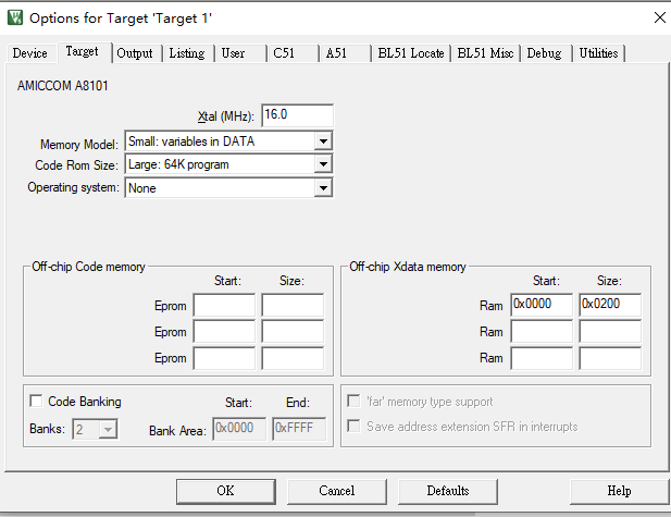 如何使用Keil C直接燒錄Amiccom提供的Hex file